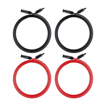 4* Solarpanel Verlängerungskabel 3m (4mm²)